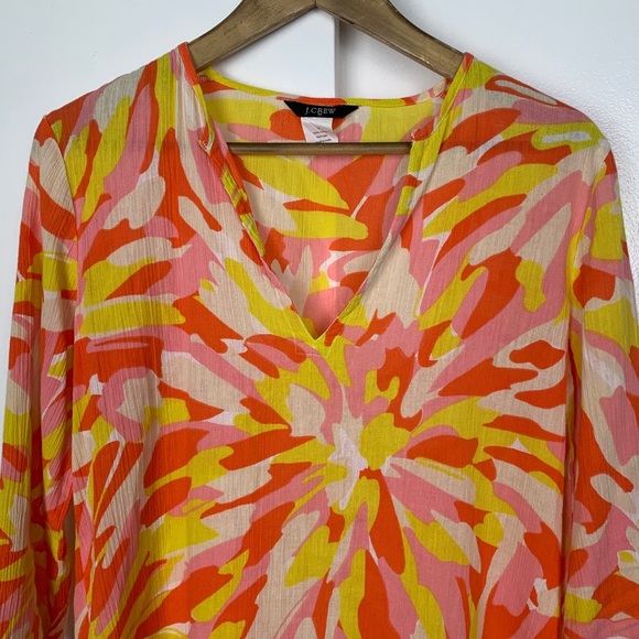J.Crew Cotton 3/4 Sleeve Swim Coverup/Tunic - Picture 8 of 8